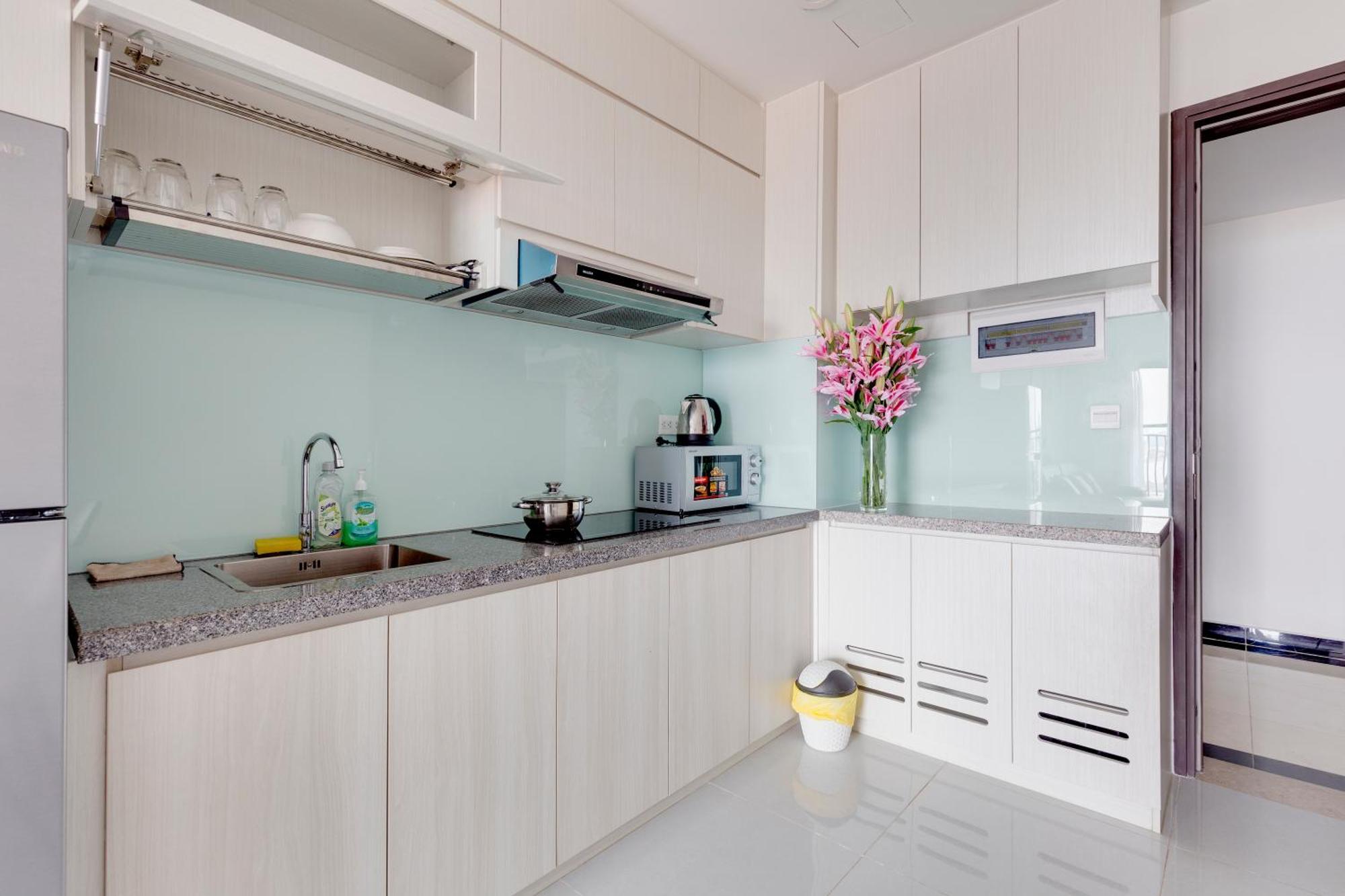 Smile Home - Soho Apartment Balcony - Modern Comfortable Ho Chi Minh-staden Exteriör bild