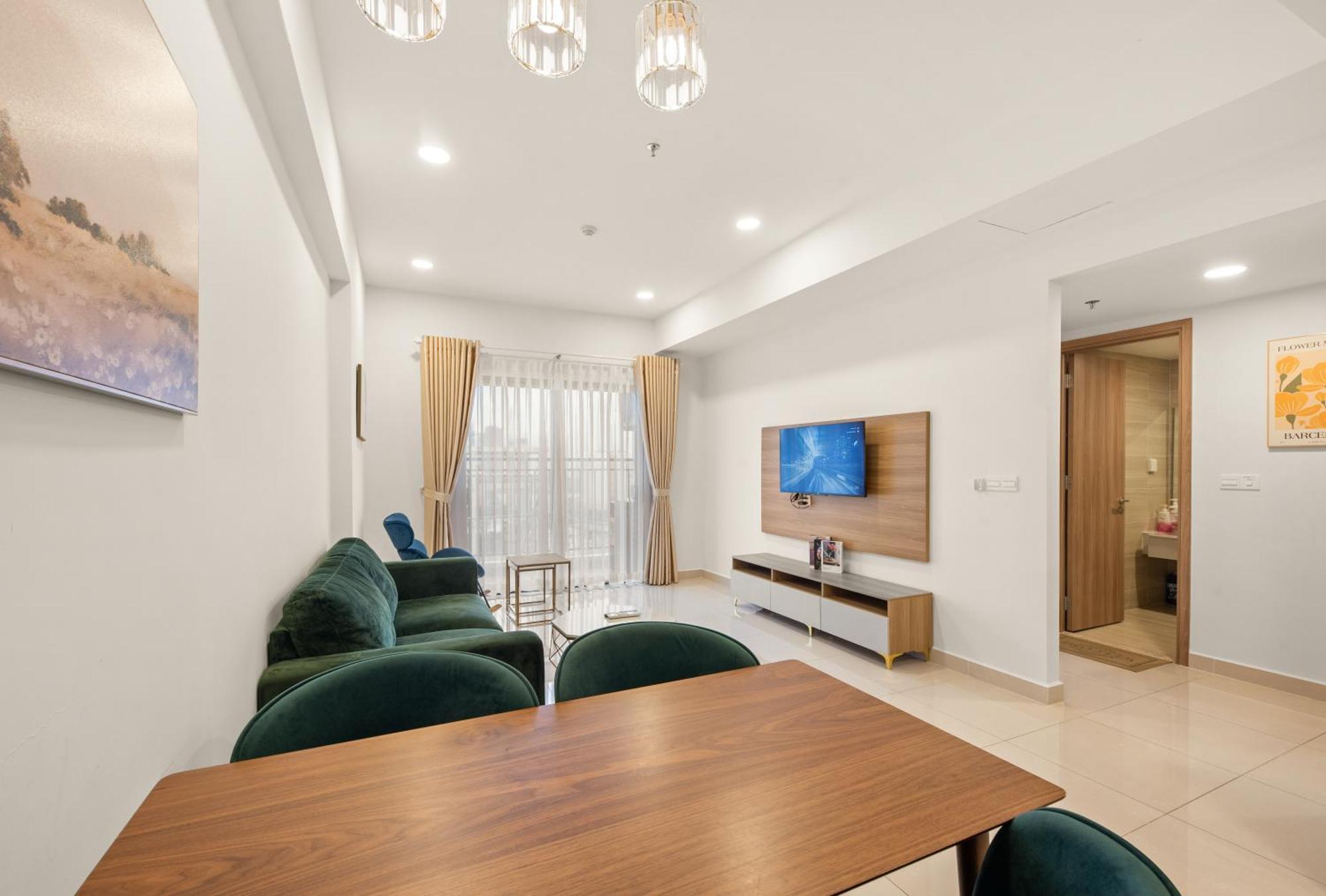 Smile Home - Soho Apartment Balcony - Modern Comfortable Ho Chi Minh-staden Exteriör bild
