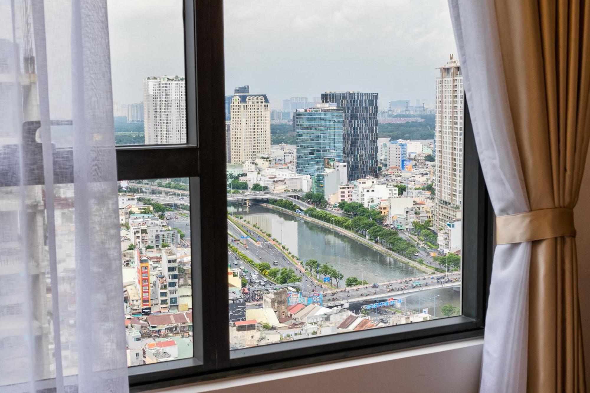 Smile Home - Soho Apartment Balcony - Modern Comfortable Ho Chi Minh-staden Exteriör bild